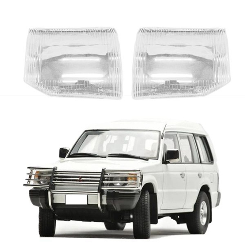 Ốp Đèn Pha Trong Suốt Cho Xe Hơi Mitsubishi Pajero V31 V32 V33