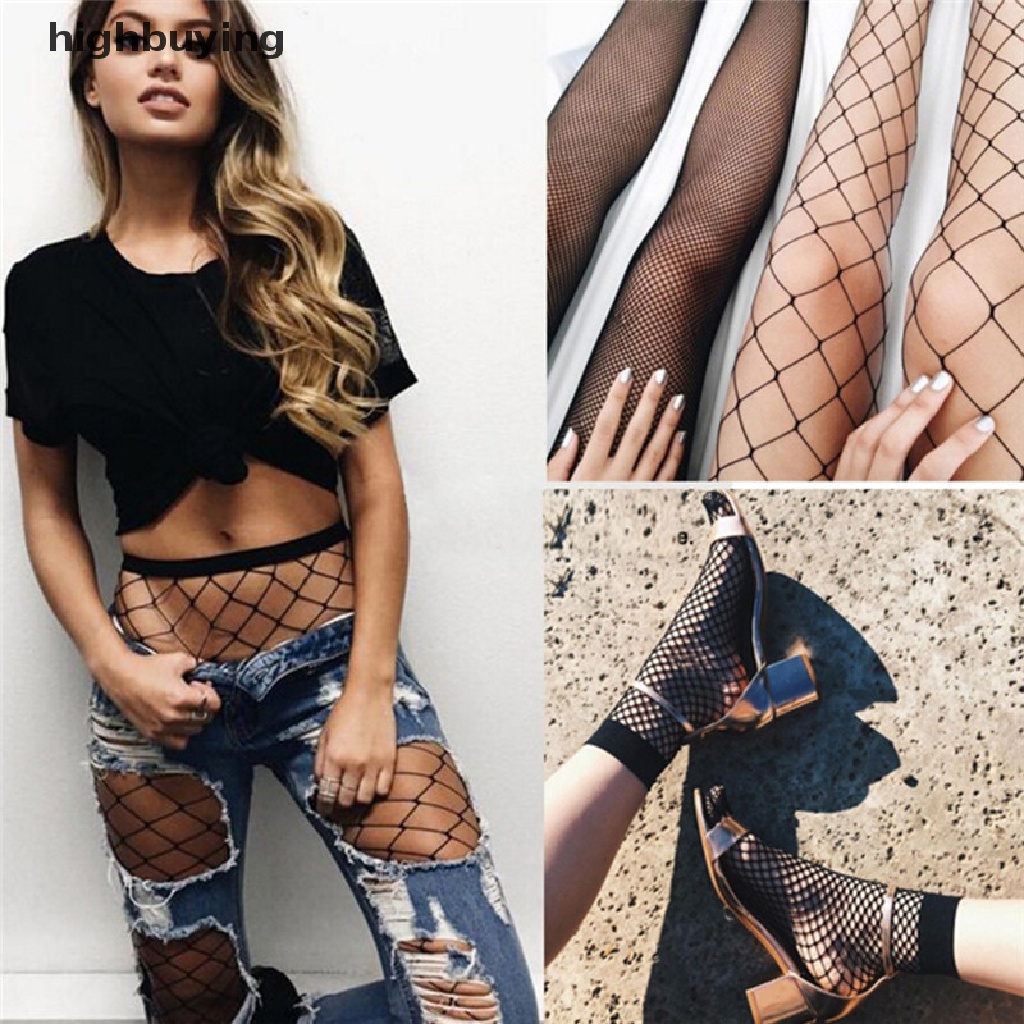 Hbvn Belle Quần Tất Lưới Họa Tiết Lưới Cá Màu Đen Một Kích Thước Màu Đen Tạo Tiếng Ồn Cho Nữ
