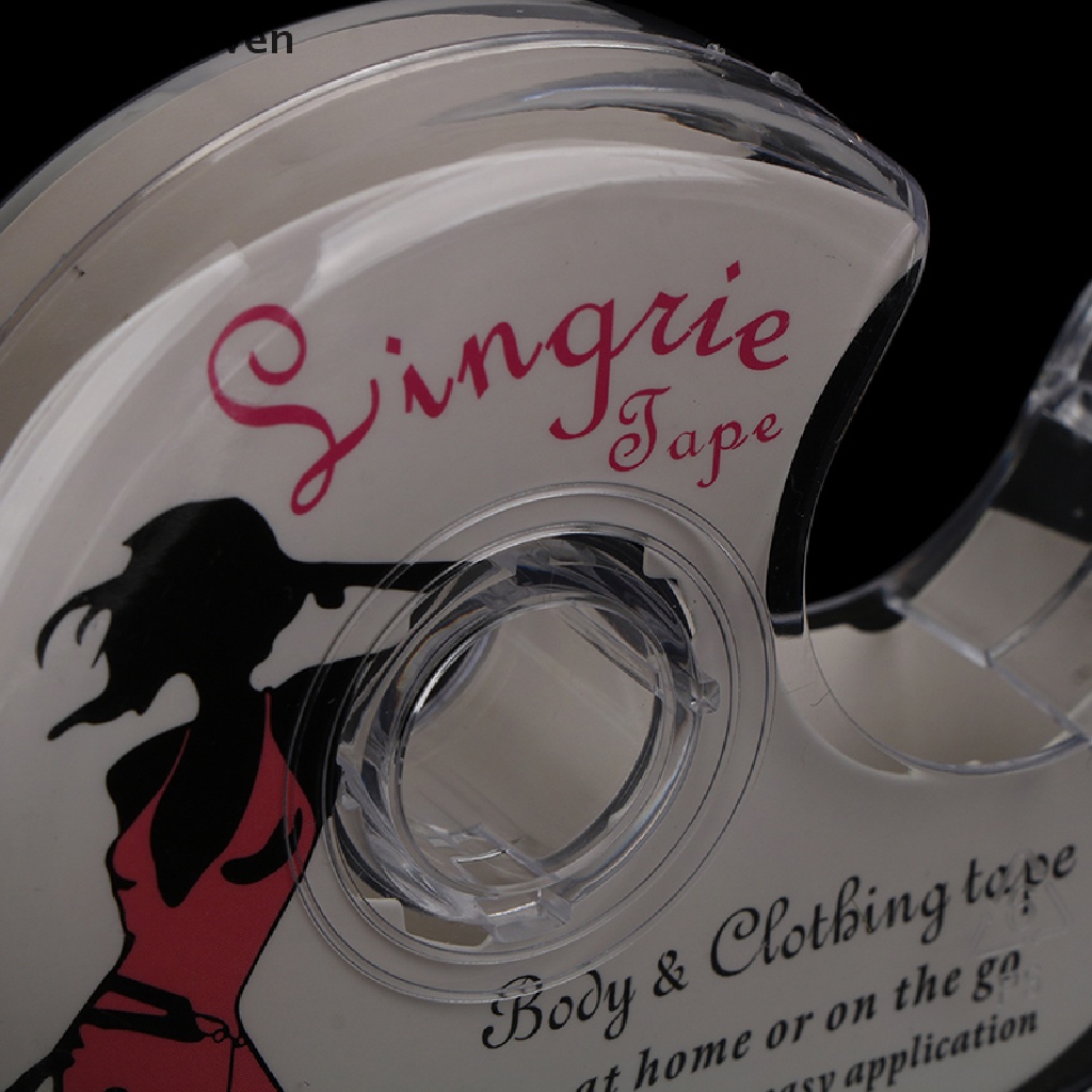 Cuộn Băng Keo Hai Mặt 3 / 5M Tự Dính Giúp Cố Định Cổ Áo / Đầm / Đồ Lót An Toàn Tiện Dụng