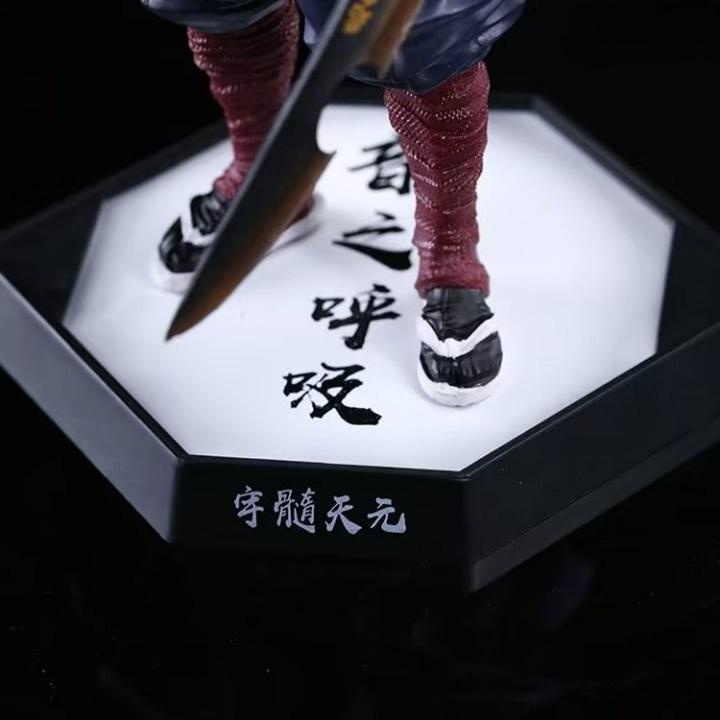 Mô hình Kimetsu no yaiba, Uzui tengen thần đao cao 32cm, figure demon slayer sưu tầm làm quà tặng, anime thanh gươm diệ