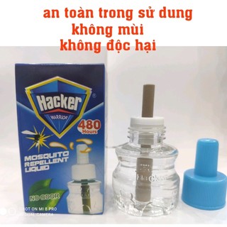 Tinh dầu đuổi muỗi hacker 480h - an toàn cho sức khỏe