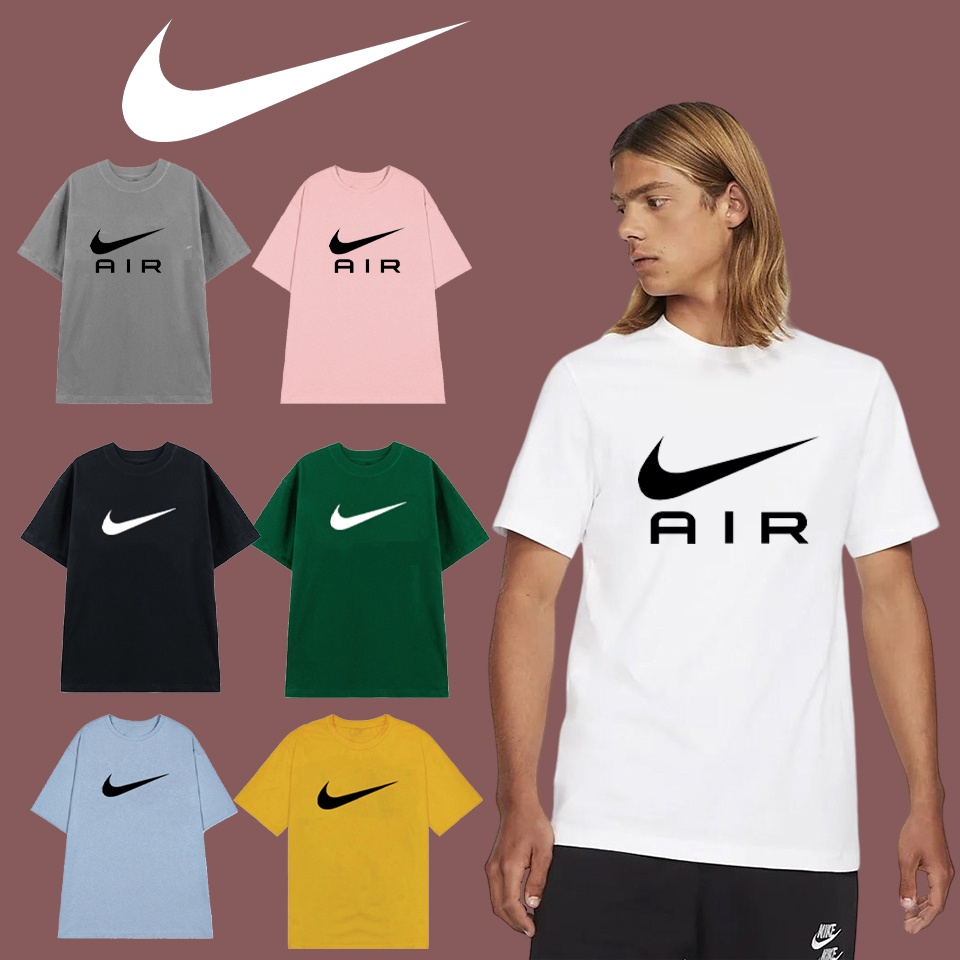 Áo thun Nike Chính Hãng in nổi form rộng phong cách unisex phông basic nam nữ tay lỡ chất liệu cotton oversize LOIX