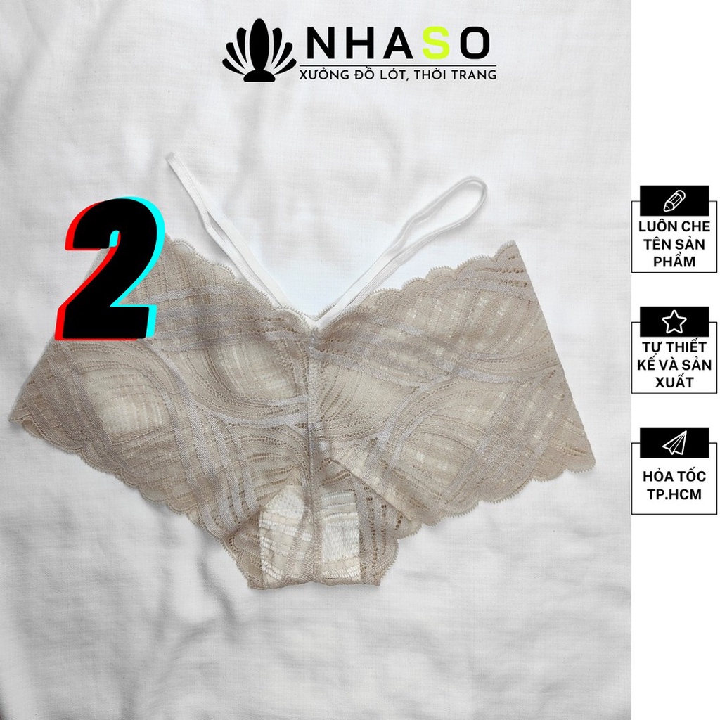 Quần lót đùi ren sexy🔥QL01 họa tiết 4 màu mẫu boxer gợi cảm Nhà Sò