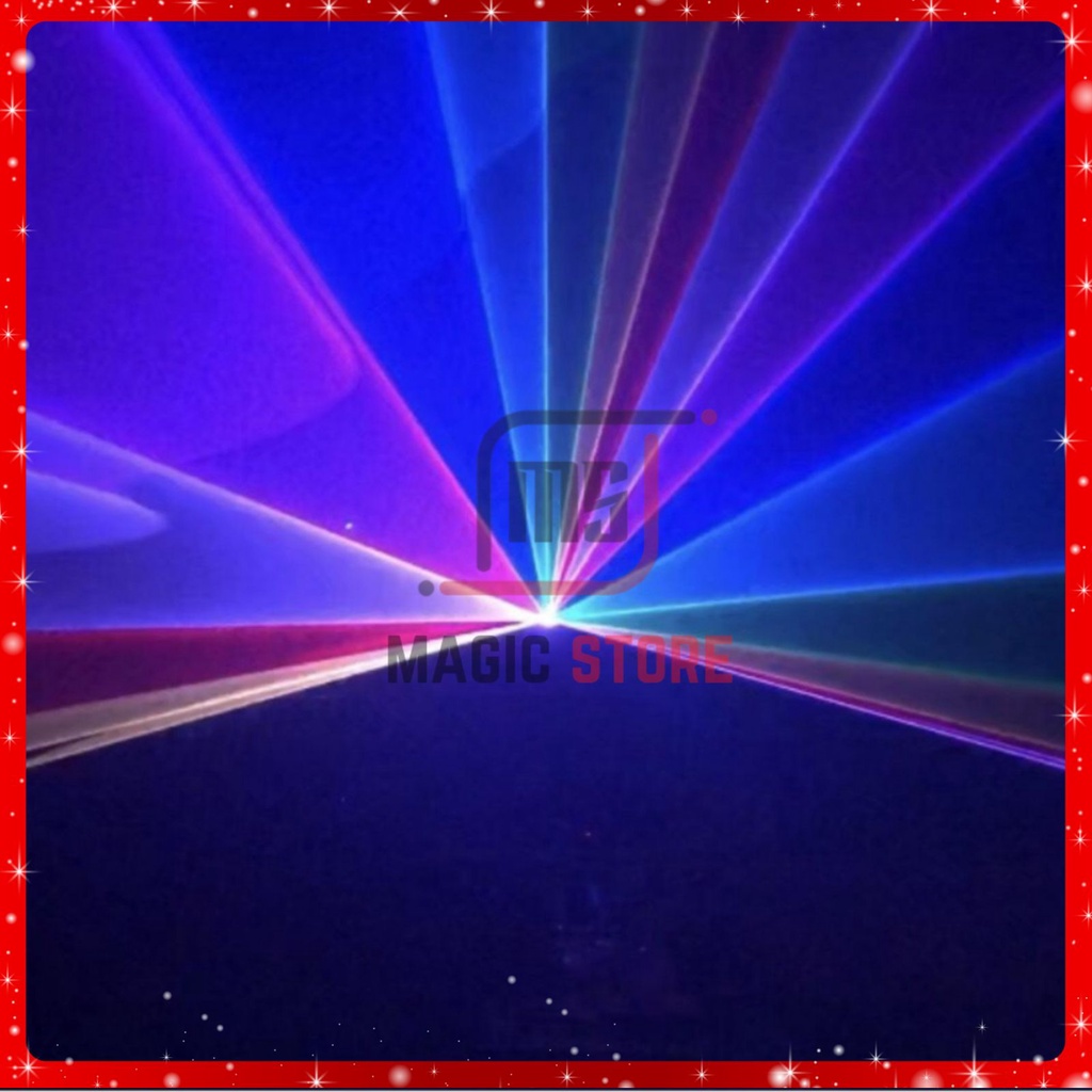 Đèn Laser RGB 500 Laser Quét Tia Dùng Cho Sân Khấu, Bar, Karaoke
