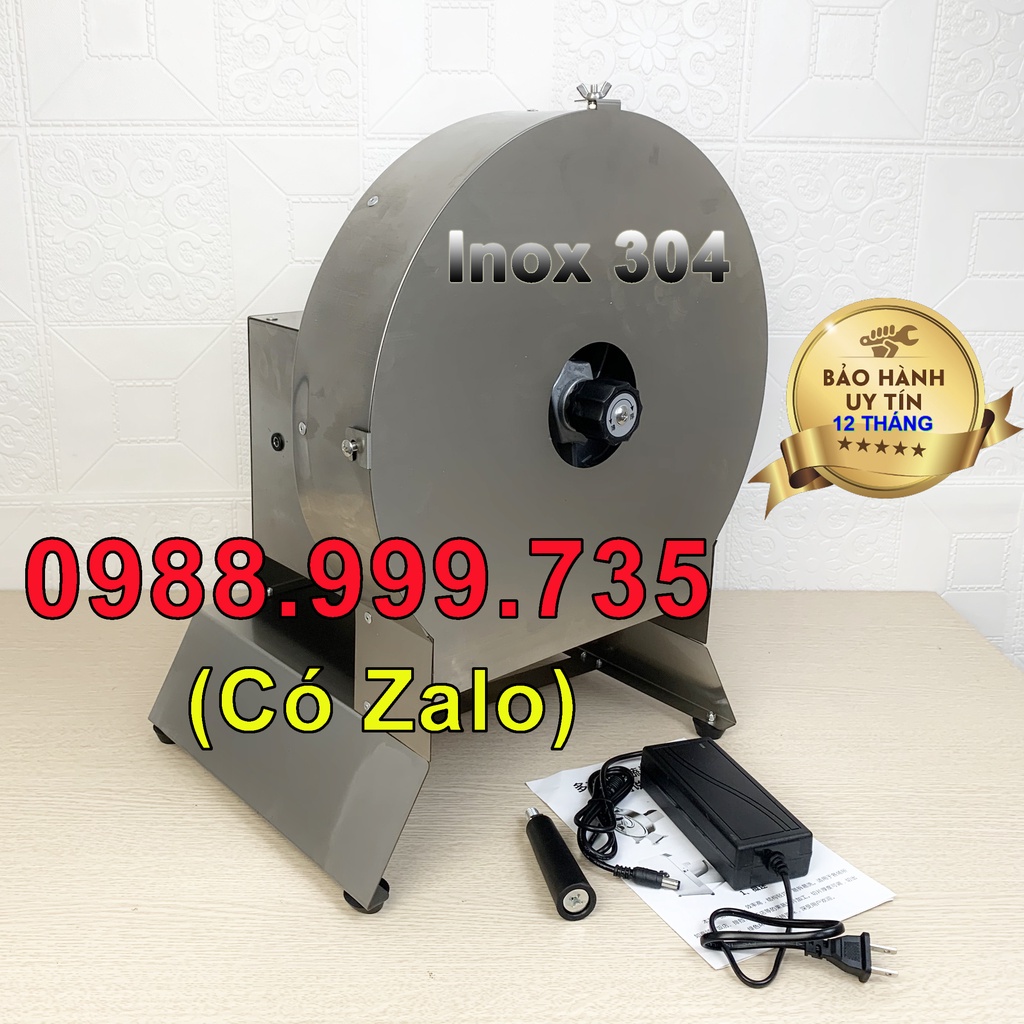 Máy thái lát Cam, quýt, xoài, củ quả có điều chỉnh độ mỏng dầy.