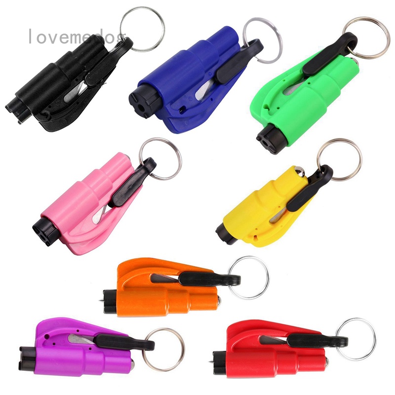 Búa Thoát Hiểm Khẩn Cấp Mini Gắn Móc Khóa Đai An Toàn Cho Xe Hơi