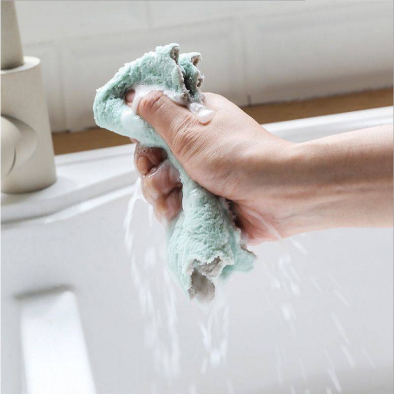 Khăn Lau Dày Dặn Thấm Hút Nước Tốt Tiện Dụng Cho Nhà Bếp