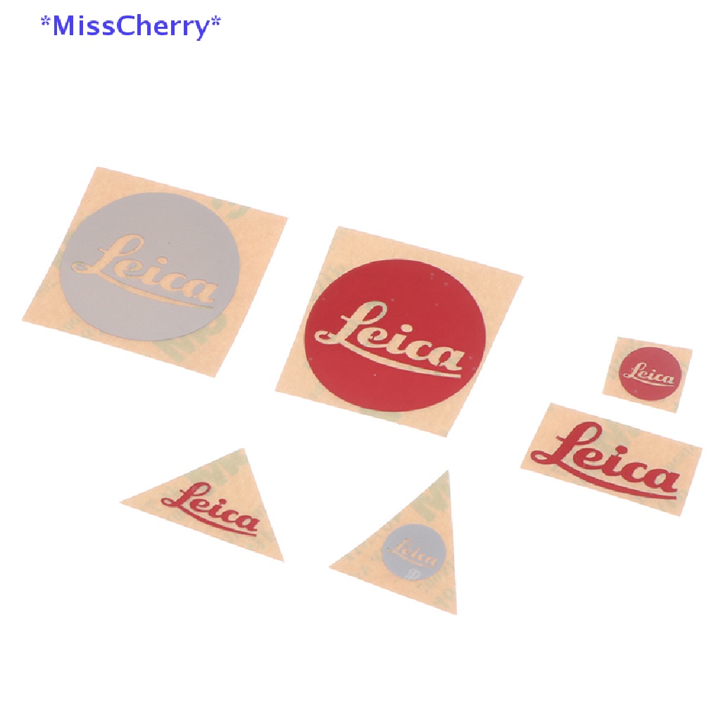 Miếng Dán Kim Loại Hình Logo Leica Trang Trí Điện Thoại Di Động / Máy Ảnh Mới