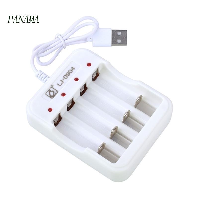 Nama Bộ Sạc Nhanh USB 4 Ngăn Cho 1 Đến 4 Cái AA / AAA