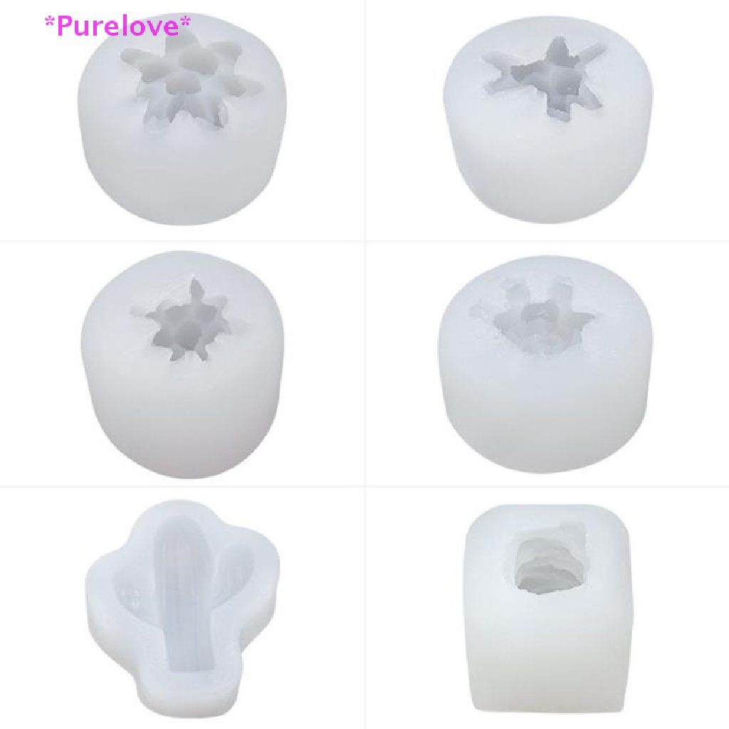 Khuôn Silicone Tạo Hình Làm Xà Phòng 3D DIY Mới