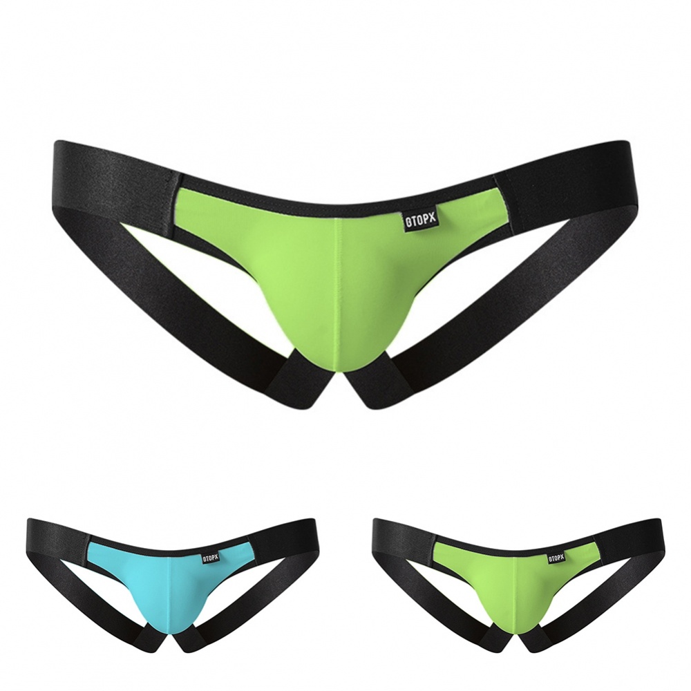 Men Panties Brief Underwear Briefs Comfort Jockstrap Low Waist M-2XL M-XXL
