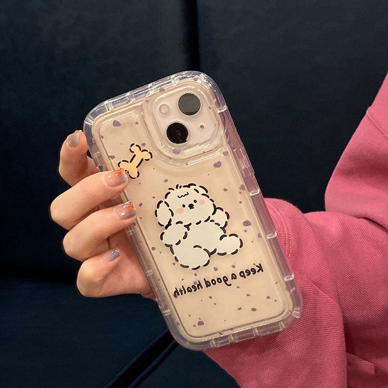 Ốp Điện Thoại Silicon TPU Mềm Trong Suốt Họa Tiết Dễ Thương Chống Sốc Cho IPhone 14 13 11 12 Pro XS Max X XR 7 8 Plus