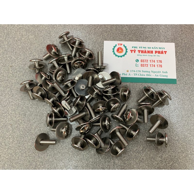 Ốc 6 ly 2 phân inox bake