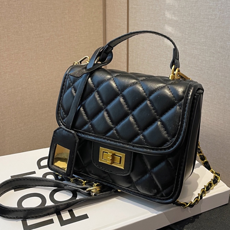 Túi Đeo Chéo Họa Tiết Hình Thoi Dập Nổi Thời Trang Cho Nữ