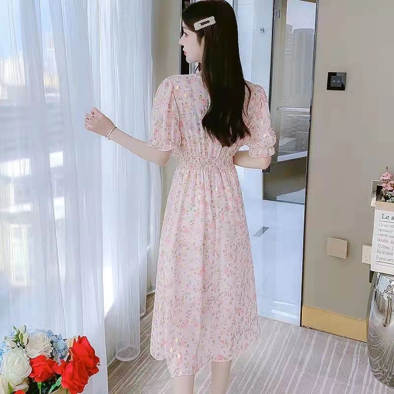 Chân Váy Voan Mỏng Cột Dây Họa Tiết Hoa Phong Cách Pháp Thời Trang Xuân Hè Cao Cấp Mới Cho Nữ