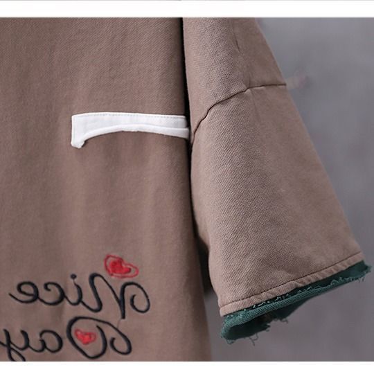 Áo Thun 100% Cotton Tay Ngắn Dáng Rộng In Họa Tiết Thời Trang Mùa Hè Hàn Quốc Cổ Điển Kiểu Mới 2023 P1YS