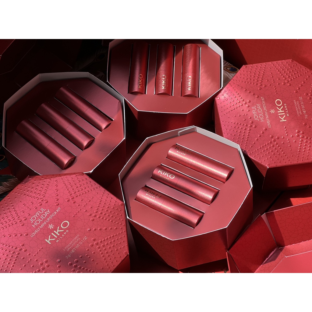 Set 3 son lì mini của Kiko