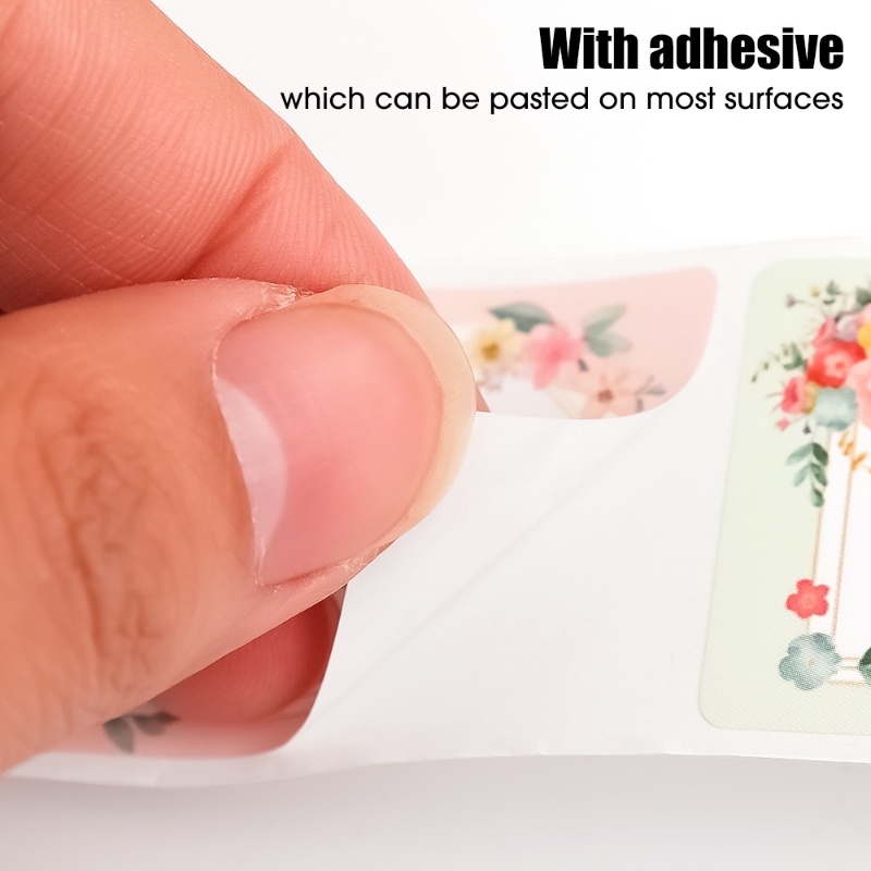 Cuộn 250 Nhãn Dán Ghi Tên Chai Lọ Thức Ăn Có Thể Xóa Được DIY Dành Cho Trường Học / Văn Phòng / Tiệc Sinh Nhật