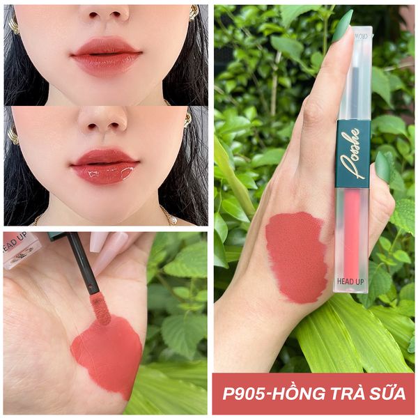 Son Posshe mẫu mới chính hãng, 2 đầu siêu lì, nhẹ môi, ko chì