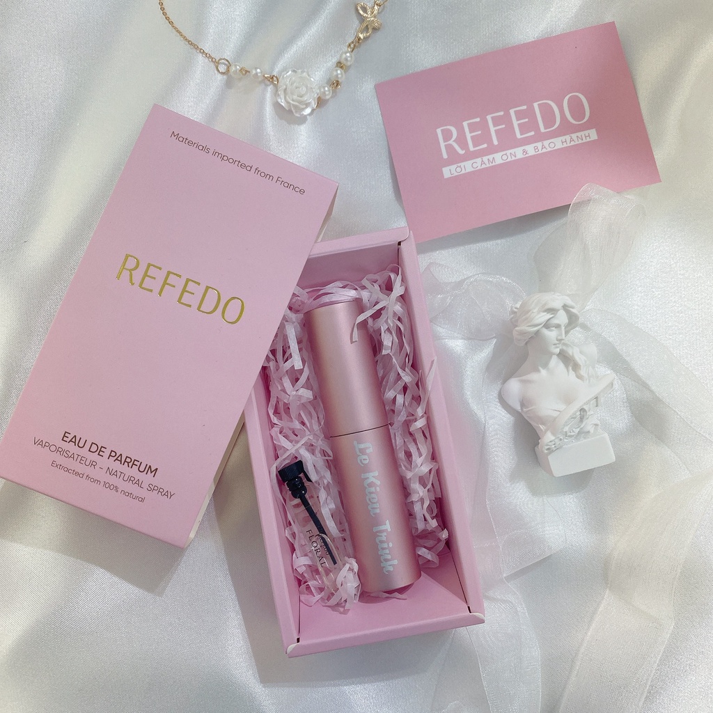Nước hoa nữ chính hãng thơm lâu Refedo Grace 10ml dạng lăn xịt khắc tên Tinh dầu thơm mini lưu hương lâu mùi ngọt | BigBuy360 - bigbuy360.vn