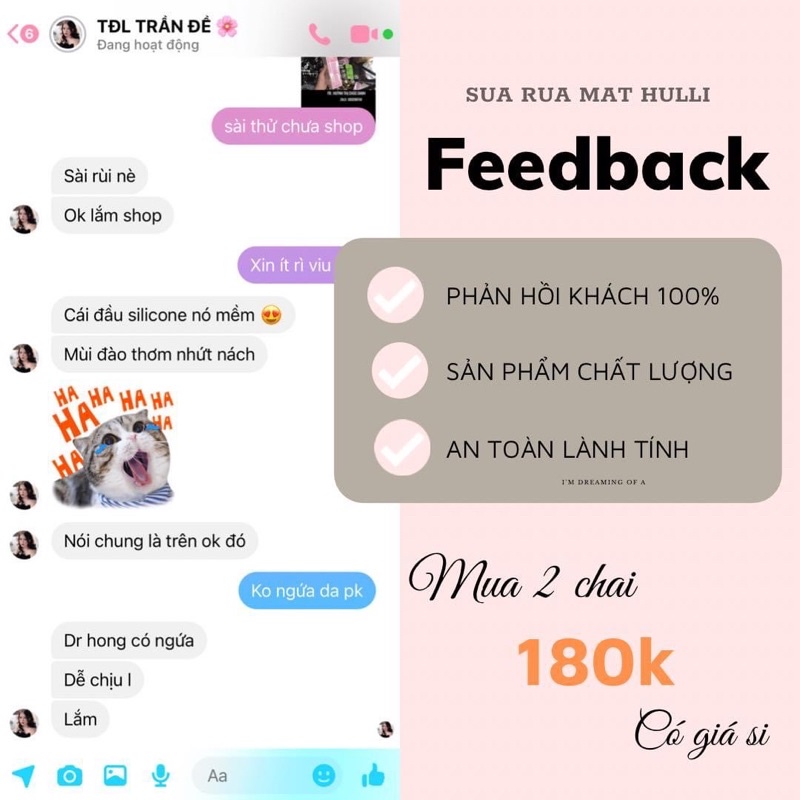SỮA RỬA MẶT HULLI