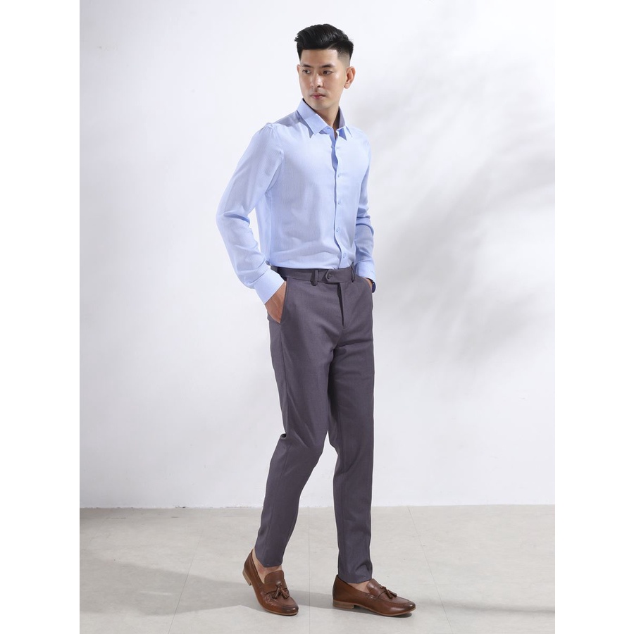 Áo sơ mi nam dài tay Aristino 🌟 CHÍNH HÃNG – SALE 🌟 ALS04208 dáng Slimfit, tà lượn, chất liệu modal mềm mát