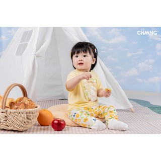 [CHAANG] Bộ cộc quần dài Spring vàng