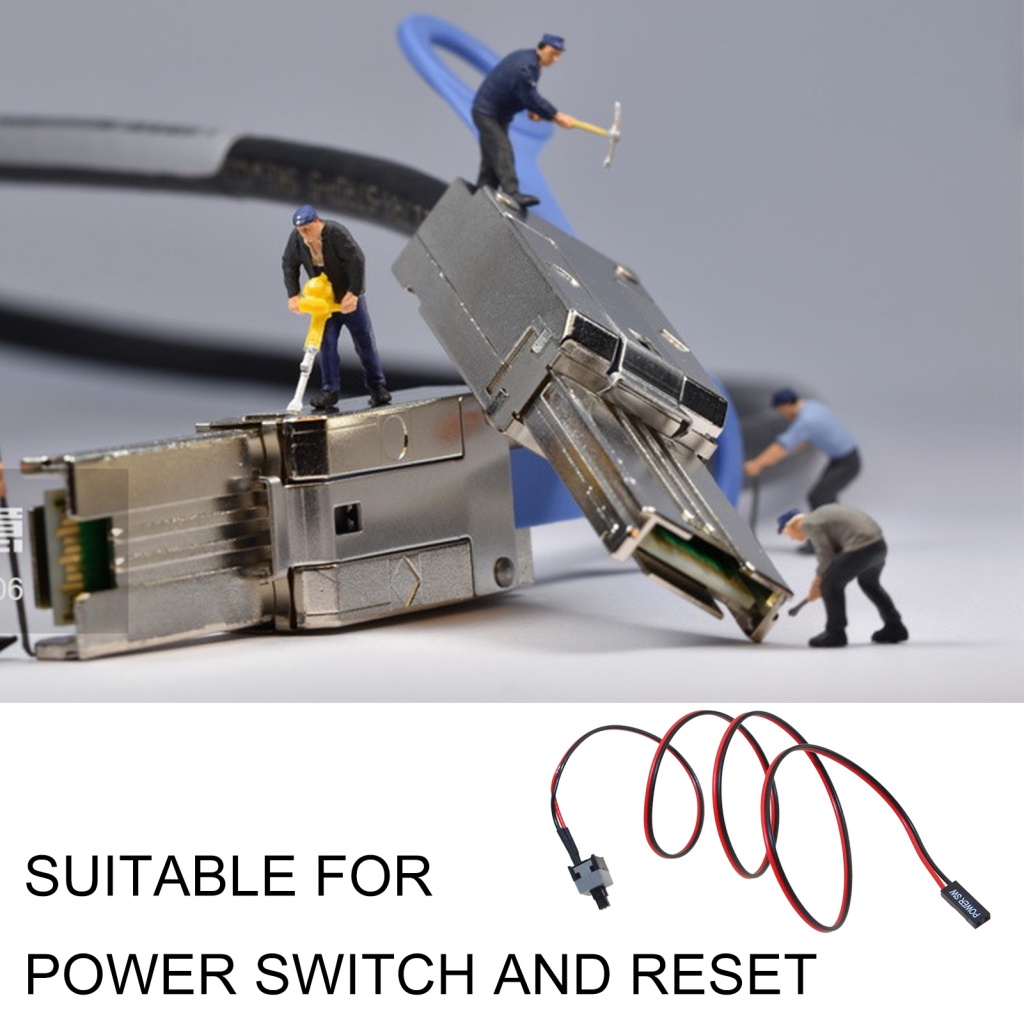 Dây Cáp Công Tắc Nguồn Bo Mạch Chủ Có Nút Bật / Tắt Thay Thế Cho Máy Tính