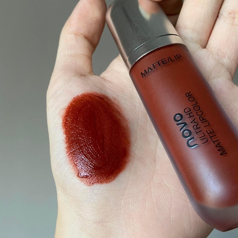 Son kem Novo 08 Ultra HD chính hãng siêu mềm mịn môi không khô môi