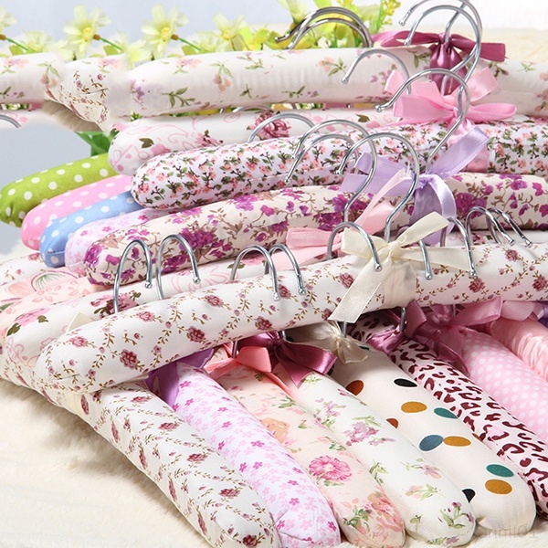 1 Móc Treo Xốp Và Áo Len Bằng Vải Cotton Chống Trượt Thanh Lịch Giá Đỡ