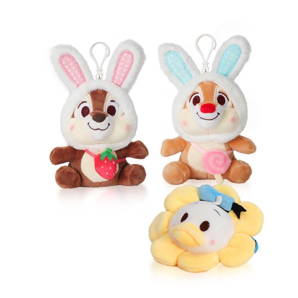 1 Móc Khóa Hình Búp Bê Nhồi Bông Đáng Yêu