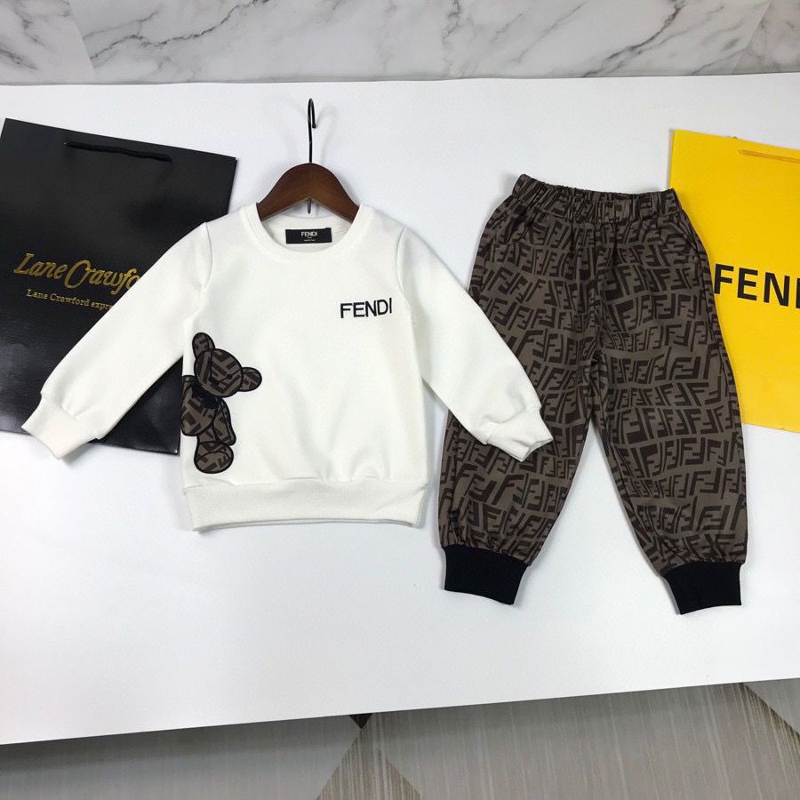 Không Có Nhãn Hiệu Trên Quần ÁoSet Đồ 2 Món Gồm Áo Hoodie / Áo Hoodie Tay Dài + Quần Dài In Họa Tiết Thời Trang Cho Bé Trai / Gái 1-14 Tuổi