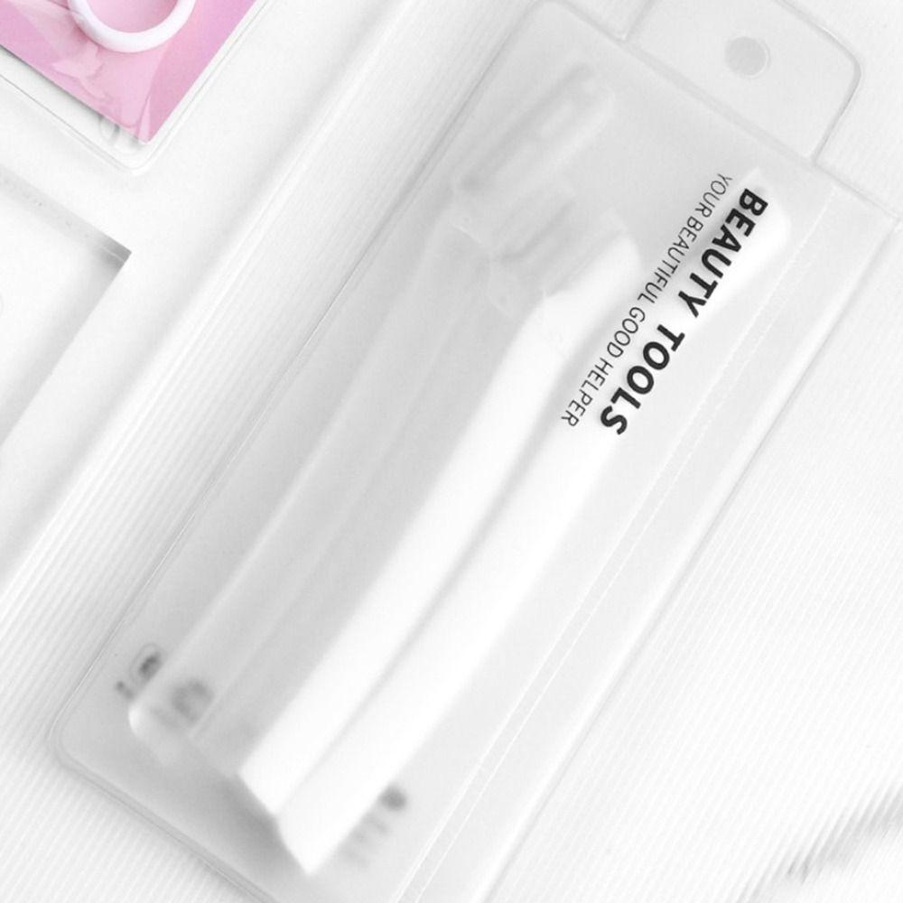Bộ Dụng Cụ Cắt Tỉa Lông Mày Màu Trắng / Trong Suốt Tiện Dụng Cho Nữ