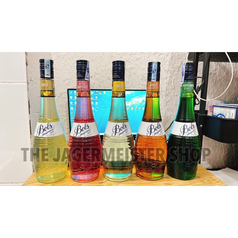 BOLS CÁC MÙI ( Gừng , Vanilla , Pink Pefruit , apricot , mint Green )