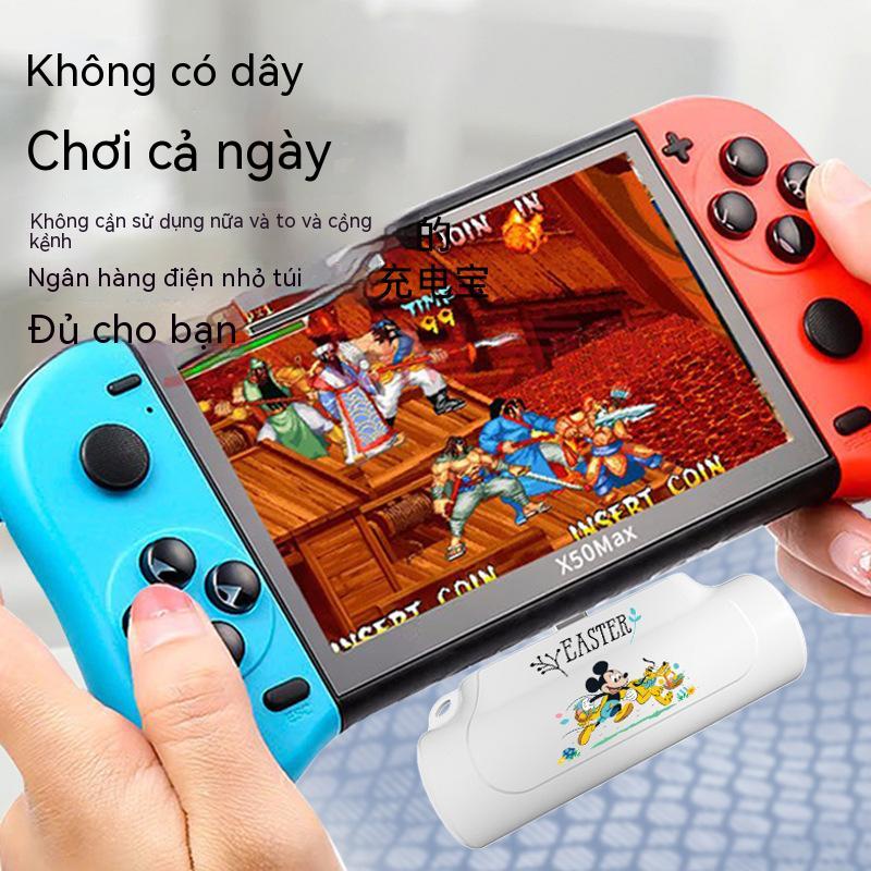 Mới Sạc Dự Phòng Không Dây Mini Hình Viên Thuốc Con Nhộng