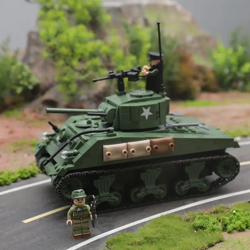 Đồ Chơi Lắp Ráp Xe Tăng Quân Đội m1a2 m1a2 Cho Bé Trai