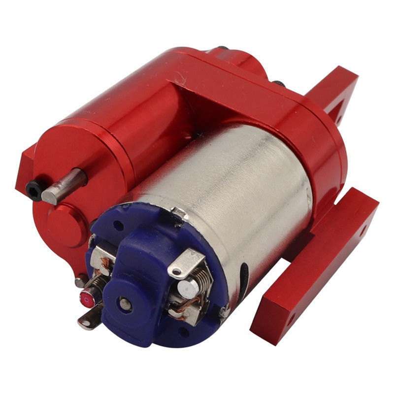 1 Bộ Hộp Số Truyền Động 2 Tốc Độ Bằng Kim Loại Màu Bạc Cho Xe Hơi Điều Khiển Từ Xa WPL C14 C24 B14 B24 MN D90 MN-90 MN98 MN