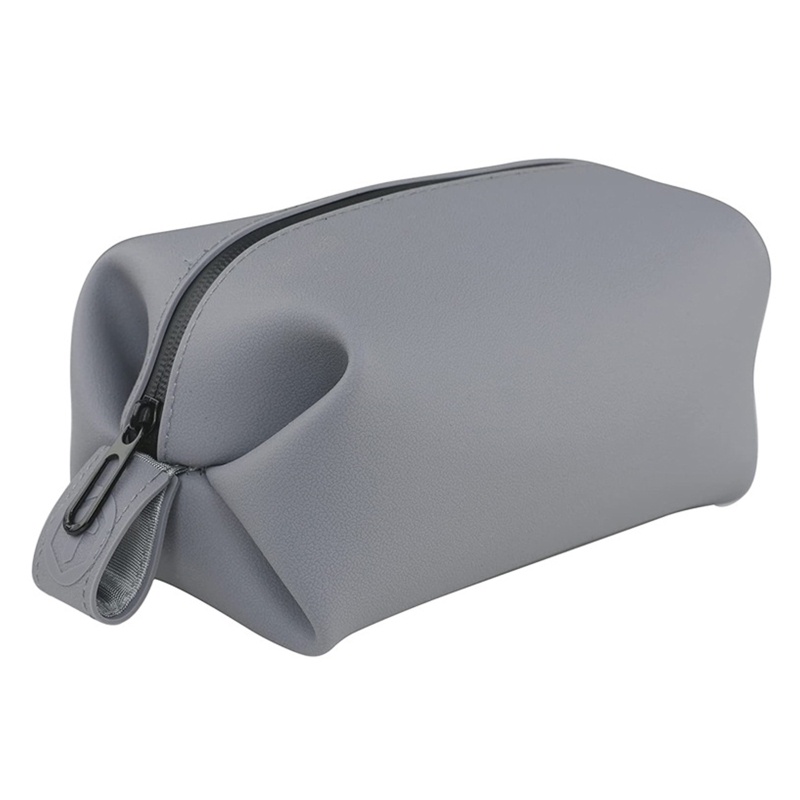 Túi Đựng Mỹ Phẩm Bằng Silicone Chống Thấm Nước Có Khóa Kéo Tiện Dụng