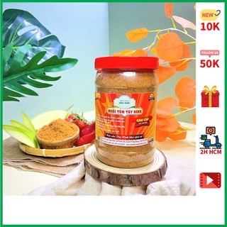 Muối Tôm Tây Ninh HẠT NHUYỄN CAO CẤP Như Bình (500gr) Dùng Trộn Bánh Tráng, Chấm Trái Cây NGON KHÓ CHỐI CÃI