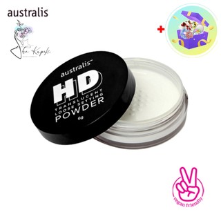 Phấn Phủ Dạng Bột Mỏng Mịn, Kiềm Dầu -Australis HD Translucent Loose Setting Powder 6g