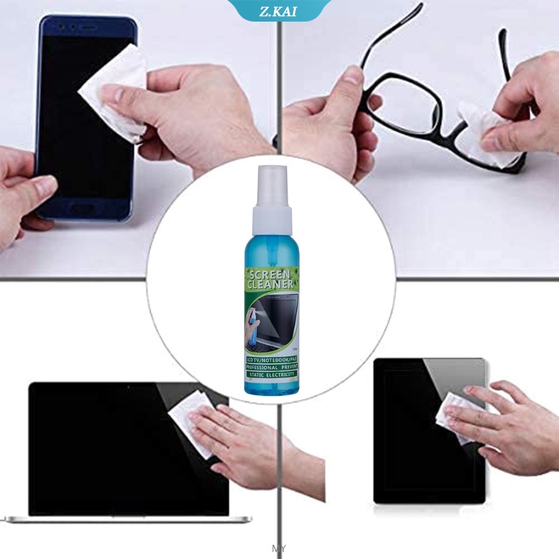 Bộ Dụng Cụ Vệ Sinh Màn Hình TV Điện Thoại Máy Tính Bảng Laptop Ba Món