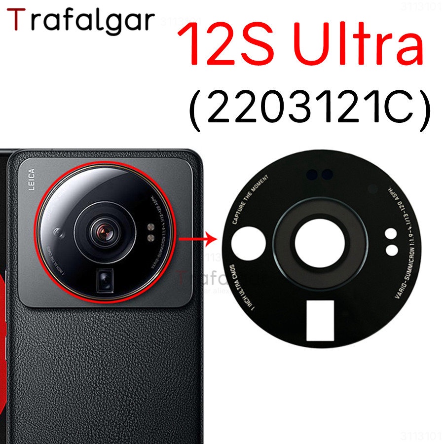 Ống Kính Camera Sau Siêu Mỏng Thay Thế Kèm Miếng Dán Cho Xiaomi 12S 2203121Phụ Kiện Chuyên Dụng Dành Cho Xe Hơi