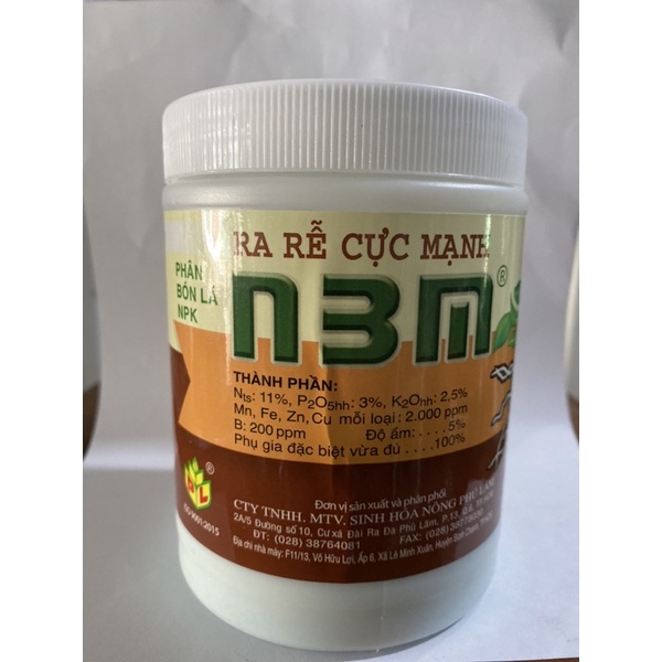 Phân bón N3M dưỡng rể, ra rễ cực mạnh hộp 100gr, 500gr