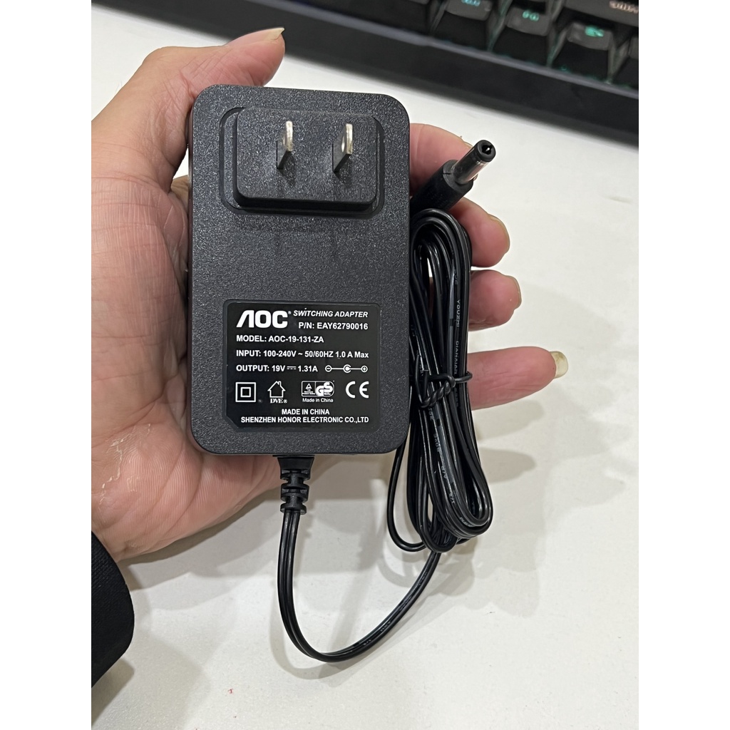 _Bảo hành lỗi 1 đổi 1 ADAPTER MÀN HÌNH AOC 19V 1.31A