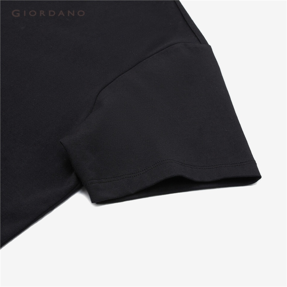 Áo thun nữ GIORDANO 05393385 tay ngắn họa tiết động vật thêu xinh xắn