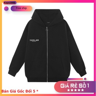 Áo Hoodie Zip Local Brand Unisex Teelab Basic Kéo Khóa