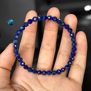 Vòng tay đá l.apis l.azuli cắt giác 4.5mm