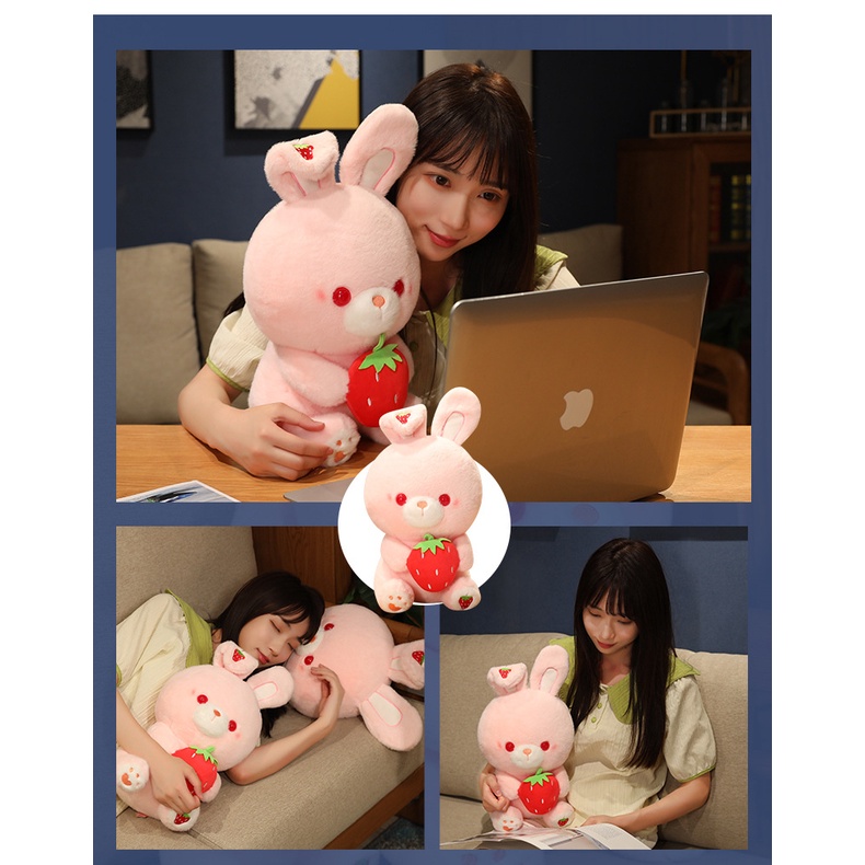 Thỏ Nhồi Bông Thiết Kế Sáng Tạo Dễ Thương Dành Cho Nữ