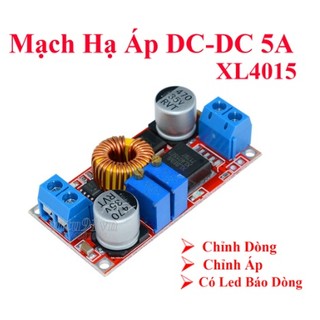 Mạch giảm áp hạ áp dc xl4015 có chỉnh dòng 5a