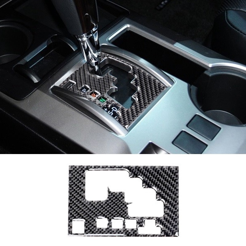 Viền Dán Trang Trí Bảng Điều Khiển Cần Gạt Số Bằng Sợi Carbon Cho Xe Hơi Toyota 4Runner 2010-2021